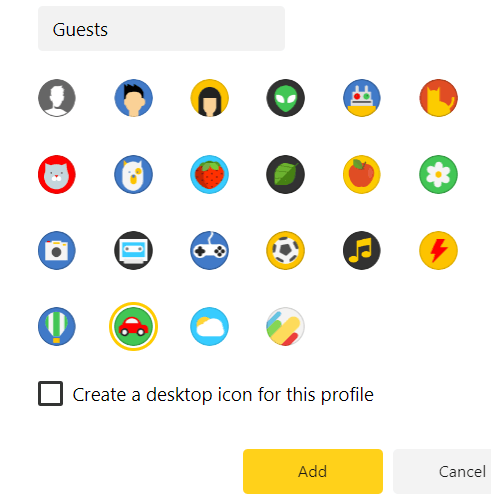 Use separate browser profiles